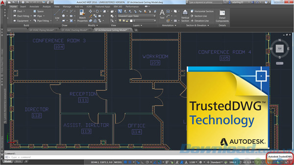 Công nghệ TrustedDWG cho kiến ​​trúc AutoCAD