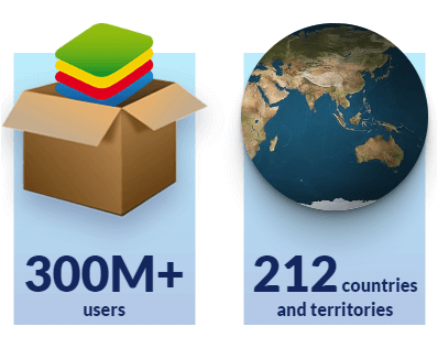 BlueStacks có lượng người dùng khổng lồ trên toàn thế giới