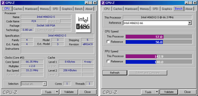 Phiên bản kỷ niệm 20 năm CPU-Z Retro được phát hành