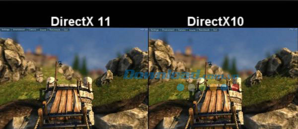 So sánh hình ảnh DirectX 10 và 11