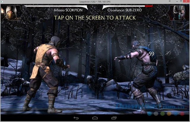 Chơi game Android trên PC bằng giả lập LeapDroid