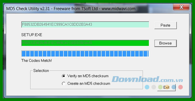 Sử dụng MD5 Checker để kiểm tra nhanh MD5