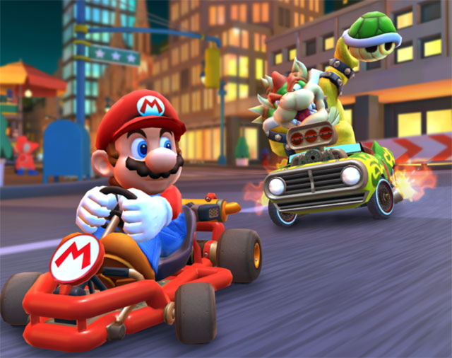 Thi đấu với những người chơi thực sự trên bảng xếp hạng Mario Kart Tour 
