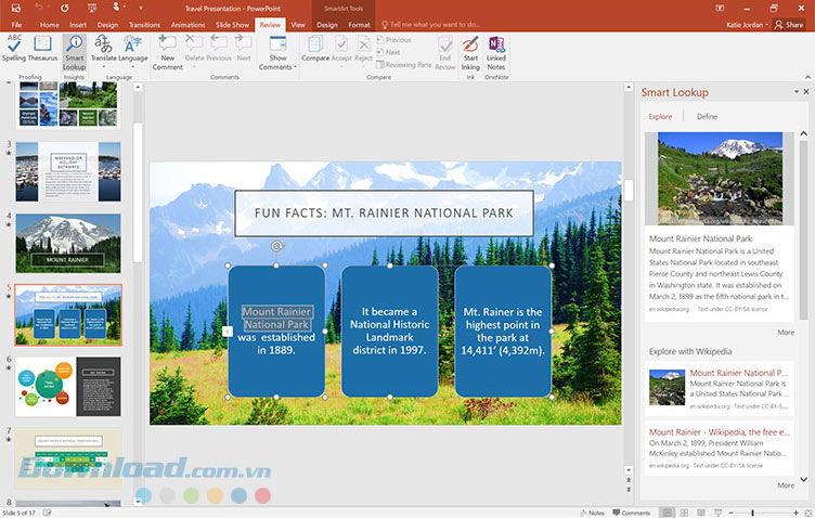Sử dụng PowerPoint trong bộ văn phòng cá nhân và gia đình Office 365