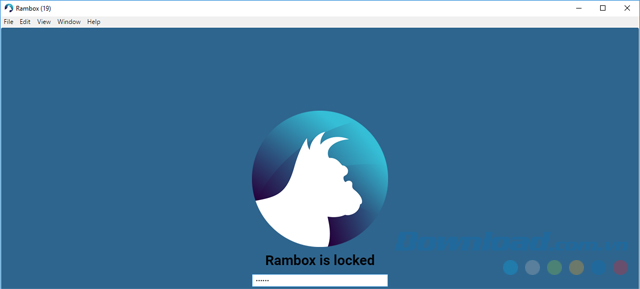 Khóa ứng dụng Rambox để người khác không thể xem tin nhắn riêng tư của bạn