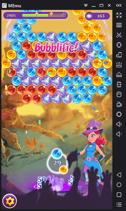 Chơi Bubble Witch trên PC với MEmu