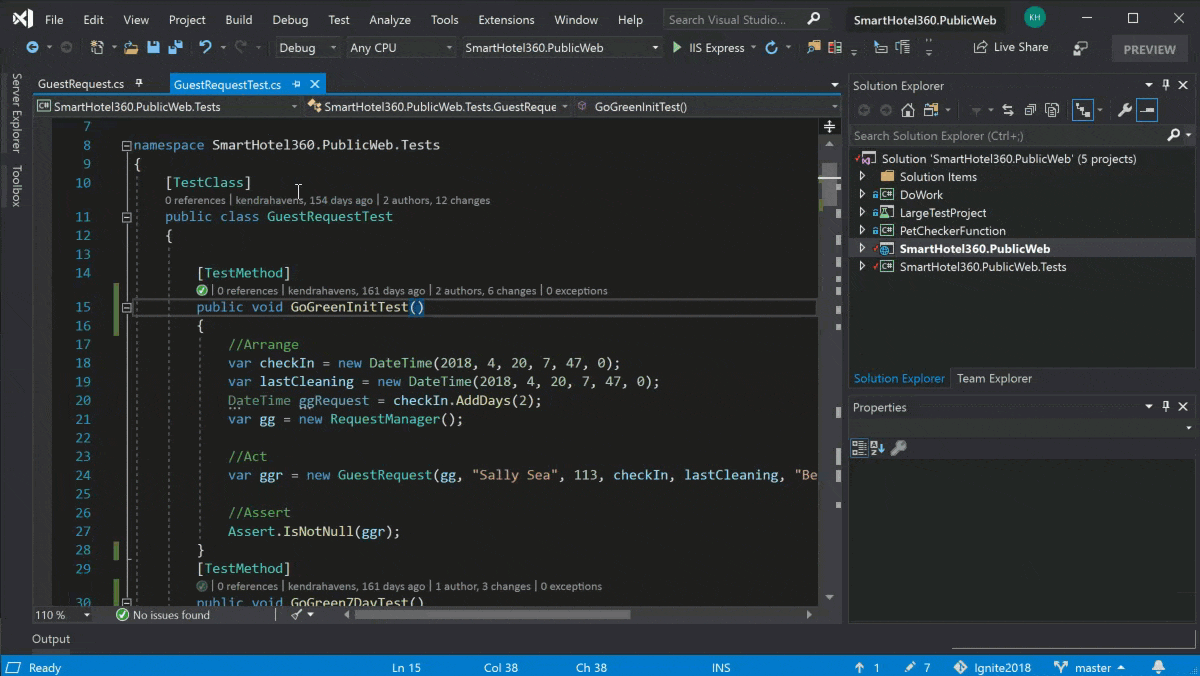 Visual Studio hỗ trợ phân tích mã